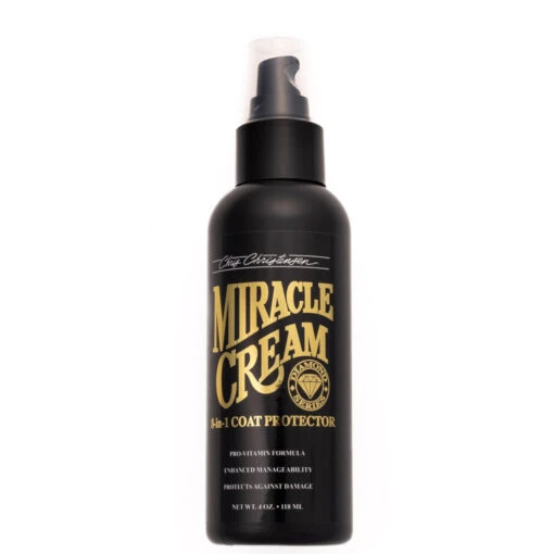 Chris Christensen Diamond Series Miracle Cream -Groomerspro Shop CC Miracle Cream 4oz Bottle Front 1500x1500 0886 73273.1699293922