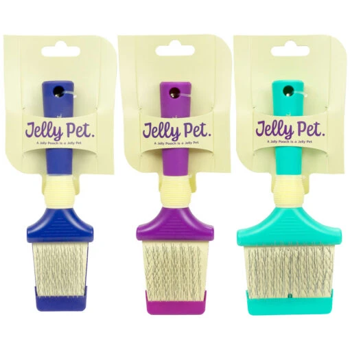 Jelly Pet Double-Sided Flexible Slicker Brush -Groomerspro Shop Double Flexible Slicker Group Packaging 56047.1696022325