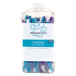 Paw Brothers Dual-End Toothbrush 50 Count