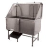 Paw Brothers Stainless Steel Tub 48" With Left Ramp -Groomerspro Shop PBP89715 Left 66492.1663180343