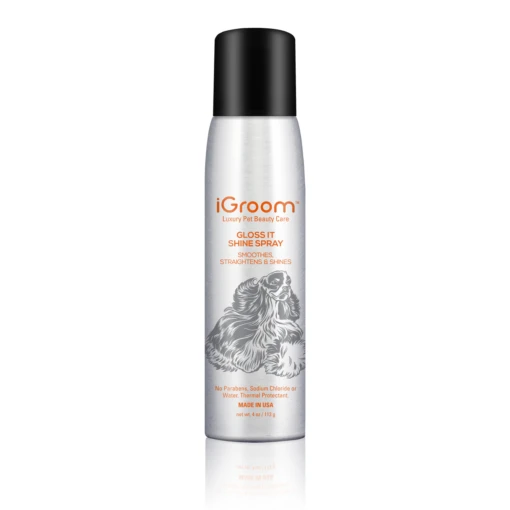 IGroom Gloss It Shine Spray -Groomerspro Shop iGroom GlossIt 11490.1641516892