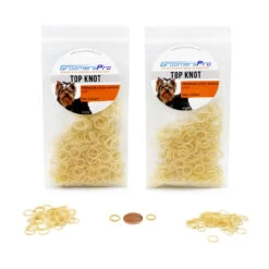 Groomers Pro Latex Bands For Top Knots (500 Count) | BOGO Same Size